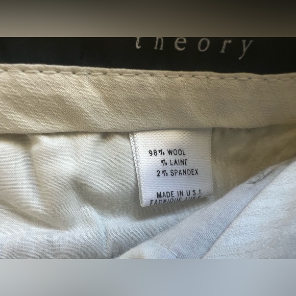 Vintage, Theory wool pants - size 8 - Picture 4 of 12